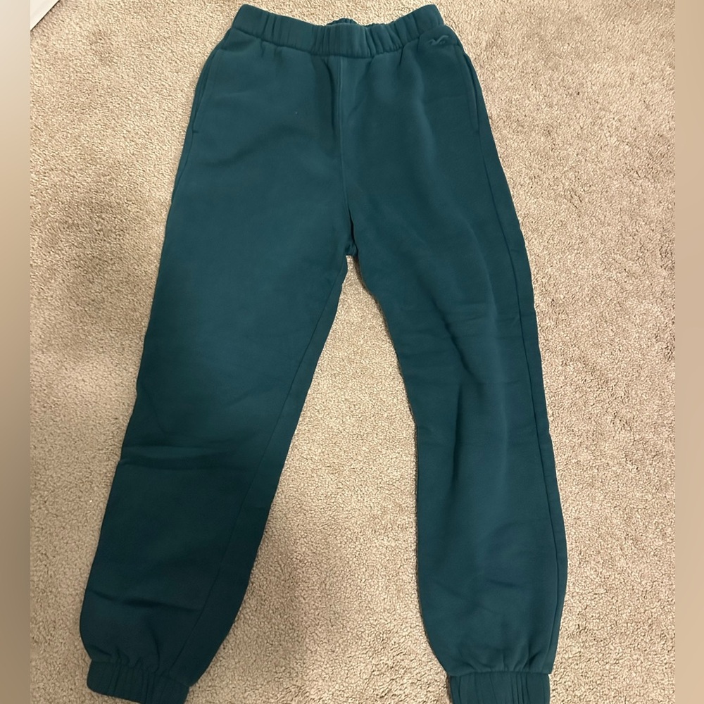Hollister Dark Teal Sweatpants